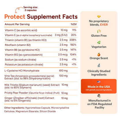 Cheers Liver Combo: Restore After Drinking + Daily Protect | DHM, Milk Thistle, Prickly Pear
