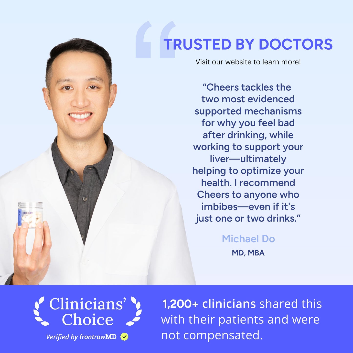 Cheers Restore | DHM + L-Cysteine Supplement for After-Drinking Support | 12 Doses