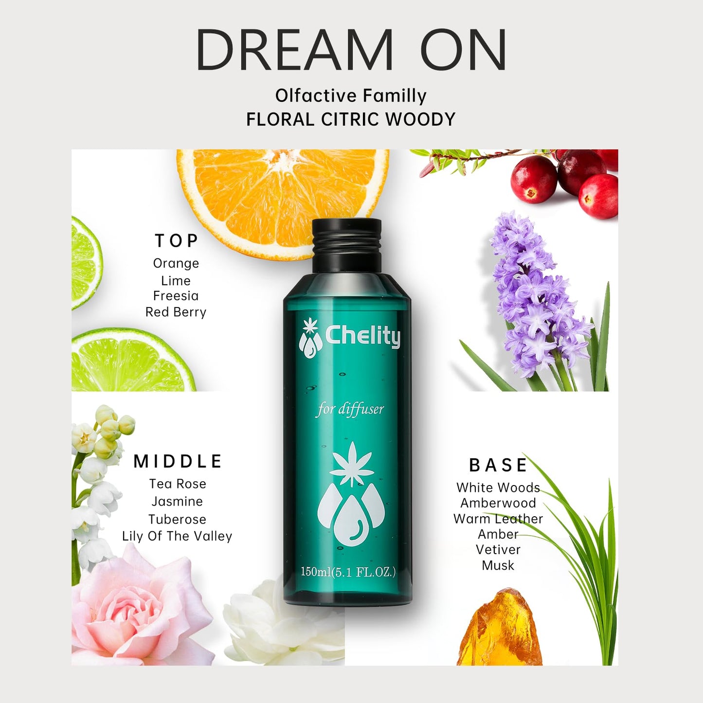 Chelity Hotel Diffuser Oil 5.1 fl oz (150 ml) – Luxury Home Fragrance