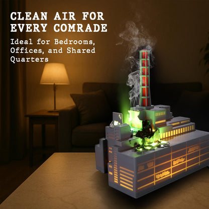 HOM Chernobyl Smart Diffuser & Humidifier – 250ML Ultrasonic Mist with 7 LED Lights, App Control, Auto Shut-Off