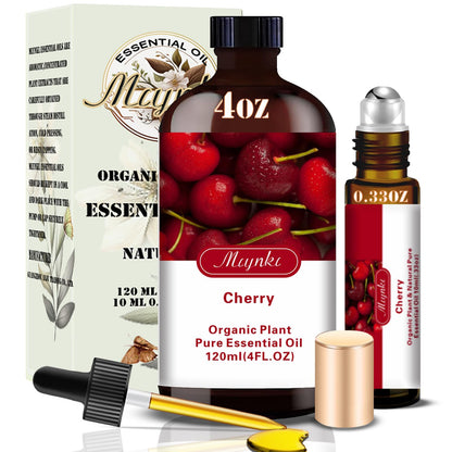 Cherry Essential Oil - 4.33oz / 130ml | Pure Cherry Fragrance for Diffusers, Candles, Soap & Aromatherapy