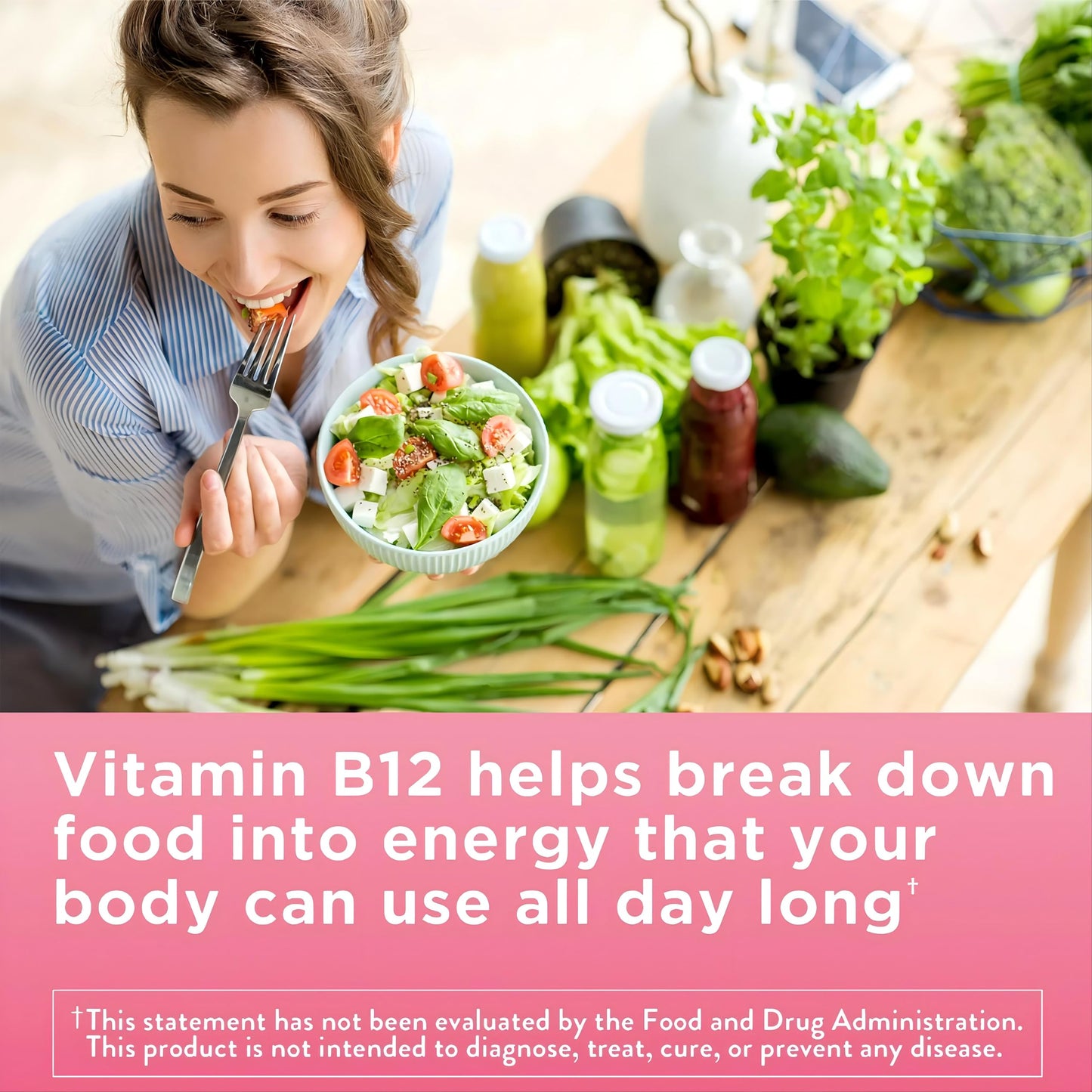 Cherry Flavored Vegan B12 1000 mcg Methylcobalamin | 90 Gummies