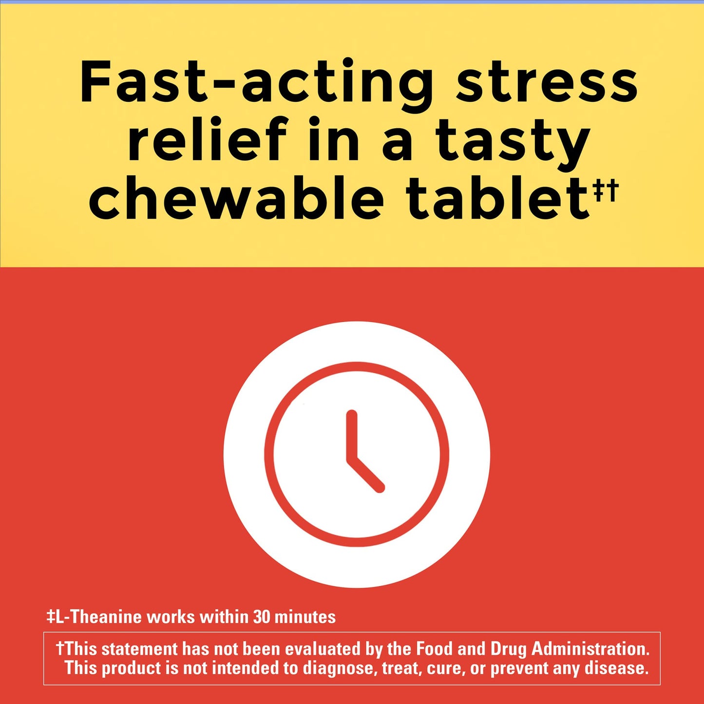 Nature Made L-Theanine 200mg Chewables – Stress Relief, 50-Day Supply