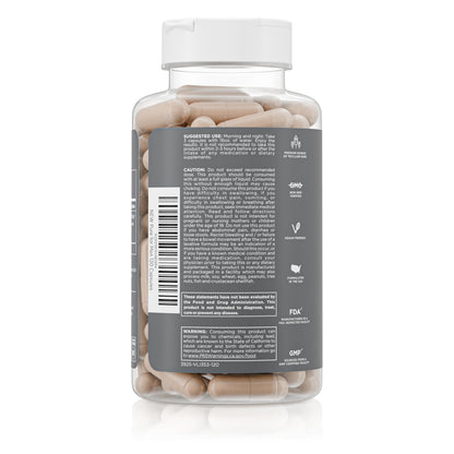 Pure for Men Original Vegan Stay Ready Fiber Supplement – Digestive Health & Regularity, 120 Vegan Capsules