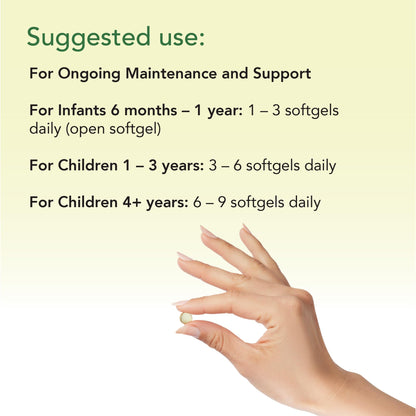 ChildLife Essentials Pure DHA for Kids - DHA & EPA Omega-3 Softgels (Gluten Free) Natural Berry, 90 Softgels (Pack of 2)
