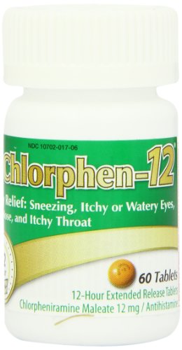 Chlorpheniramine Maleate Extended Release 12 mg - Chlor-Trimeton | 60 Tablets