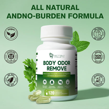 Chlorophyll Body Deodorizing Capsule - 10B CFU Probiotics, 120 Caps