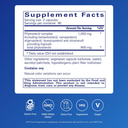 Pure Encapsulations CholestePure – Phytosterol Complex for Healthy Lipid Metabolism | 180 Capsules