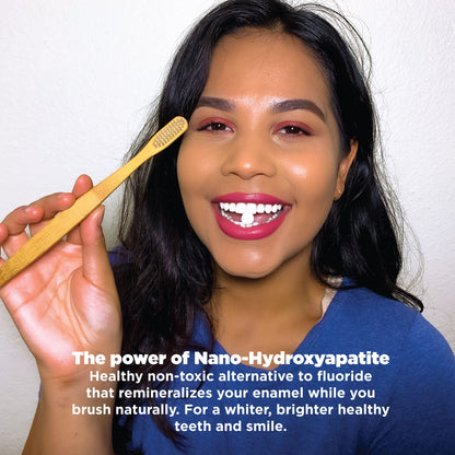 Chomp Super Whitening Toothpaste Tablets with Nano Hydroxyapatite | Fluoride Free