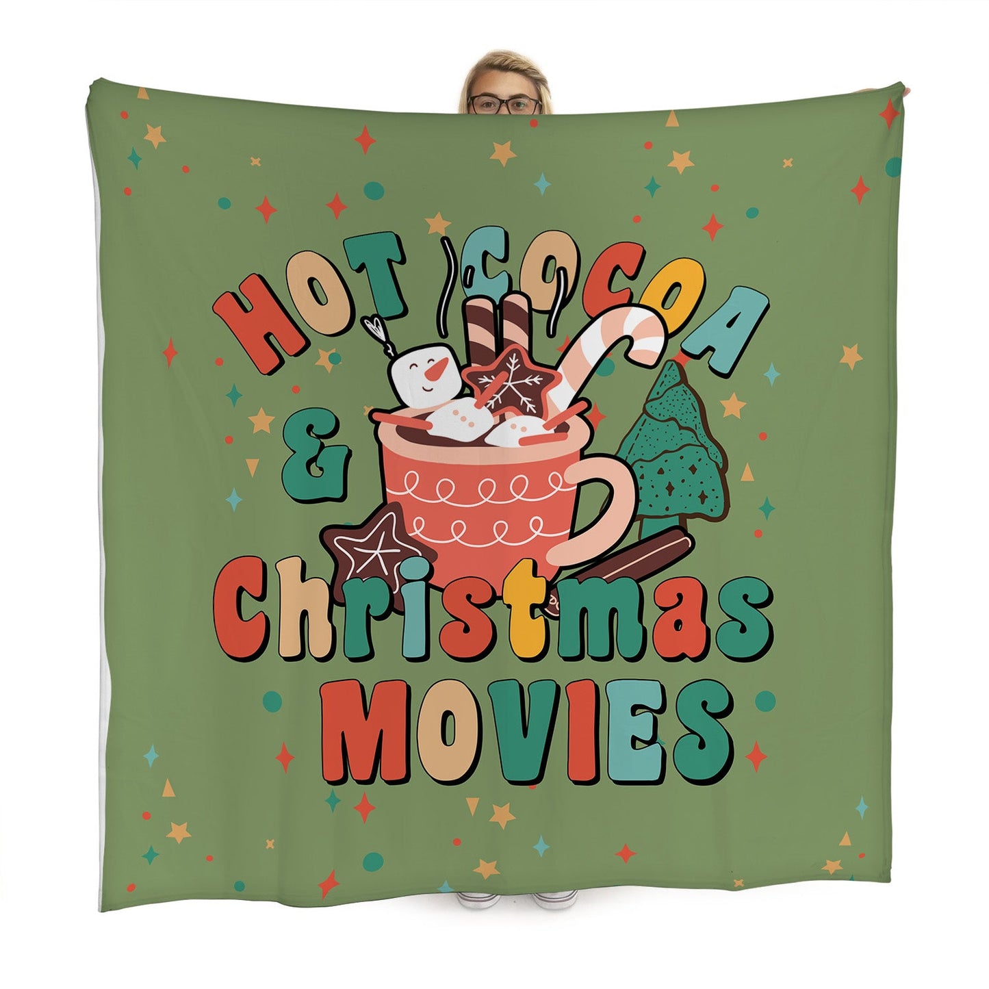 Christmas Movies - Xmas - Fleece Blanket
