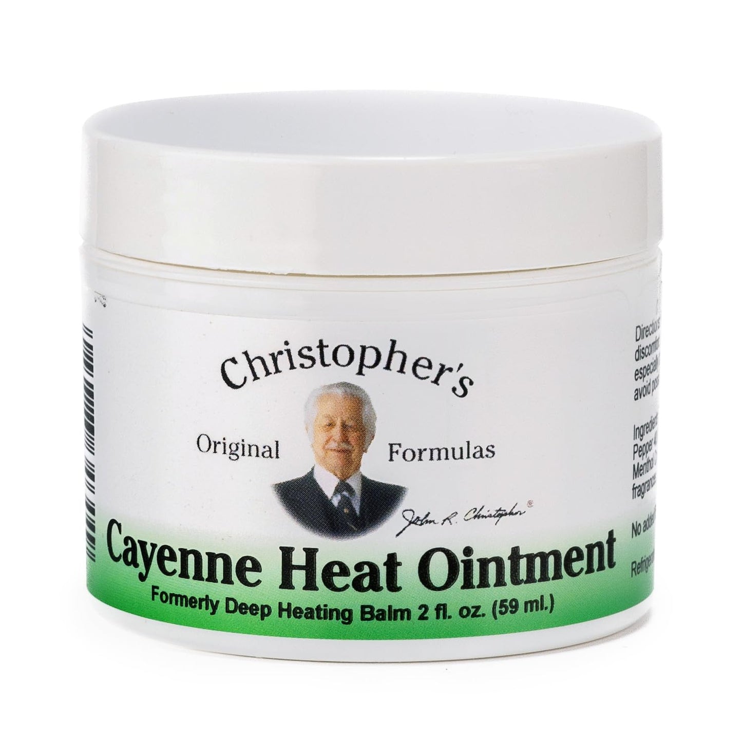 Christopher's Original Formulas Cayenne Heat Ointment - Warming Herbal Topical for Discomfort & Circulation | 2 fl oz