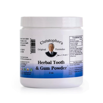 Christopher's Original Formulas Herbal Tooth & Gum Powder | Natural Plant-Based Oral Care