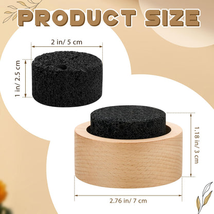 Chunful 2 Pcs Lava Rock Diffuser – Passive Essential Oil Diffusers