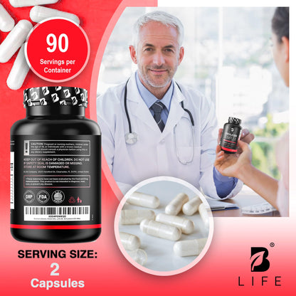 Circulation Complex 180 Caps – Butcher's Broom, Horse Chestnut, L-Arginine & Resveratrol | Made in USA (CirculationUSA)