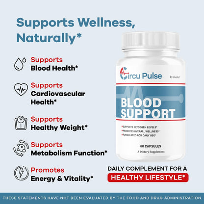 (2 Pack) CircuPulse Capsules - Official CircuPulse Blood Support Pills, Max Strength