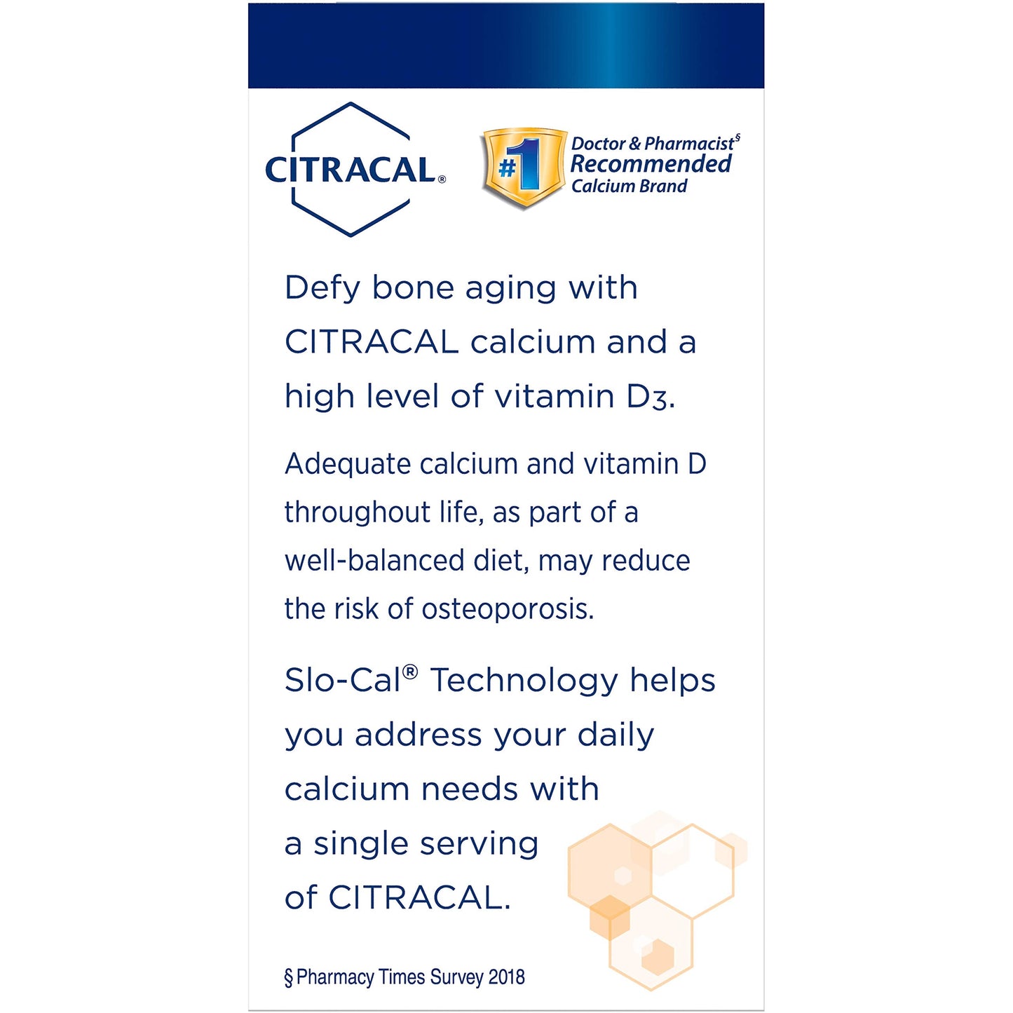 Citracal Calcium + D Slow Release 1200mg – 80 Tablets (Pack of 4)