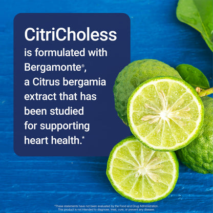 CitriCholess® Clinically Proven Cholesterol Support with Bergamonte & Vitamin C – 120 Softgels