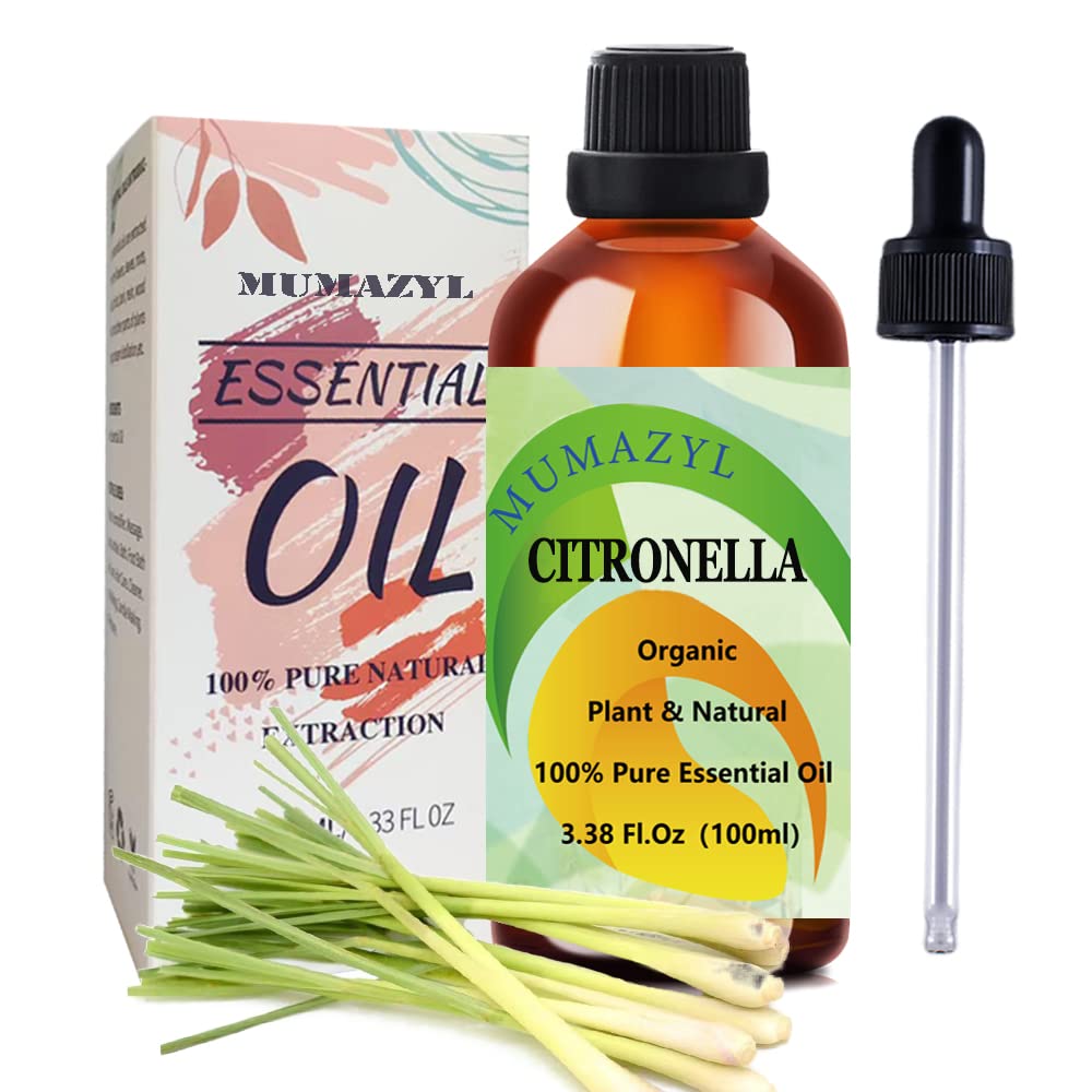 Citronella Essential Oil for Diffuser – 100ml Gift Set | Home & Office