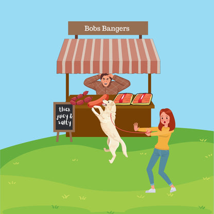 Claire Goes To The Sausage Market – Adult Humour Paperback Book