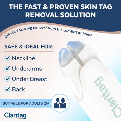 Claritag Advanced Skin Tag Remover - FDA-Cleared At-Home Skin Tag Removal (7-14 Days)
