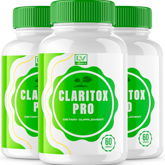 (3 Pack) Claritox Pro – Advanced Pill Formula Capsule Support (180 Capsules, 3 Months)
