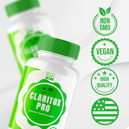 (3 Pack) Claritox Pro – Advanced Pill Formula Capsule Support (180 Capsules, 3 Months)