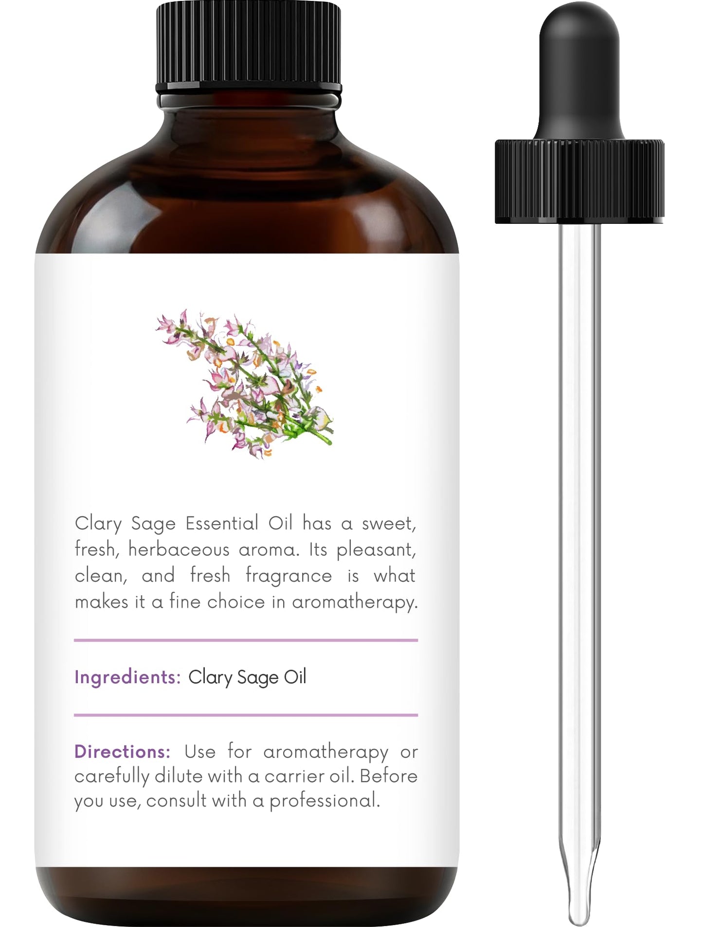 Handcraft Blends Clary Sage Essential Oil – 1 Fl Oz | 100% Pure & Natural, Premium Grade