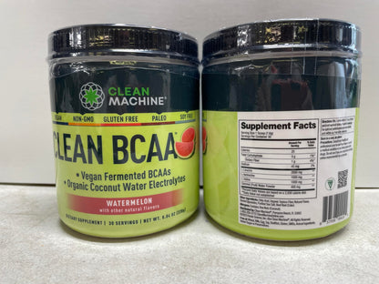 Clean BCAA 2:1:1 Vegan Powder with Coconut Electrolytes - Watermelon