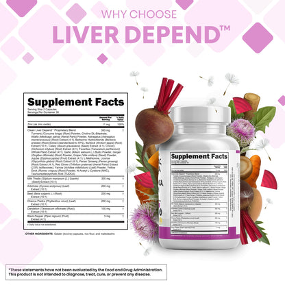 Clean Nutraceuticals Liver Defend 28-in-1 – Milk Thistle, NAC, Chanca Piedra & TUDCA, 2 Pack