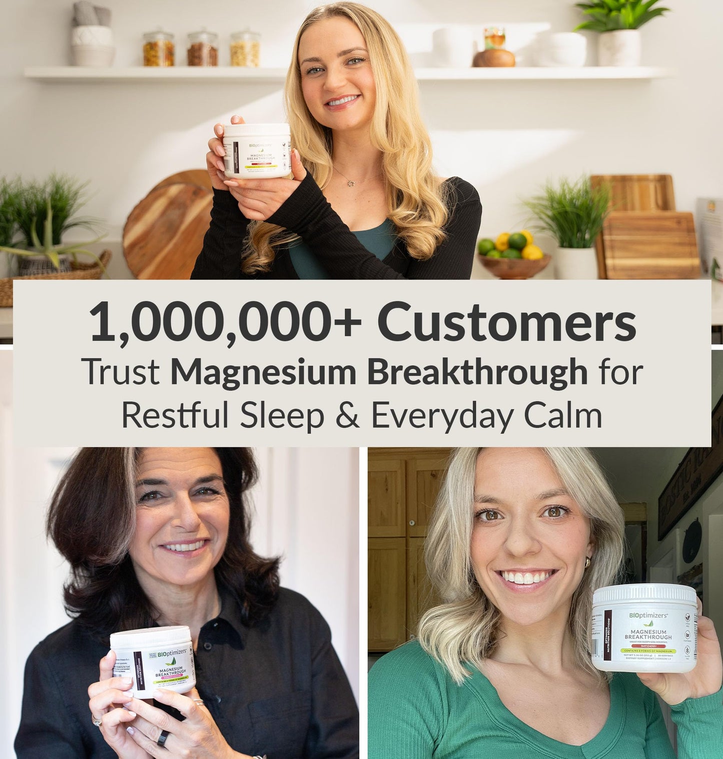 BIOptimizers Magnesium Breakthrough Drink – 8 Magnesium Forms, Electrolytes & Sleep | Raspberry Lemon