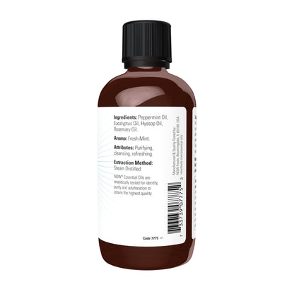 NOW Essential Oils Clear the Air Oil Blend – Purifying Aromatherapy, Steam-Distilled, 4 oz
