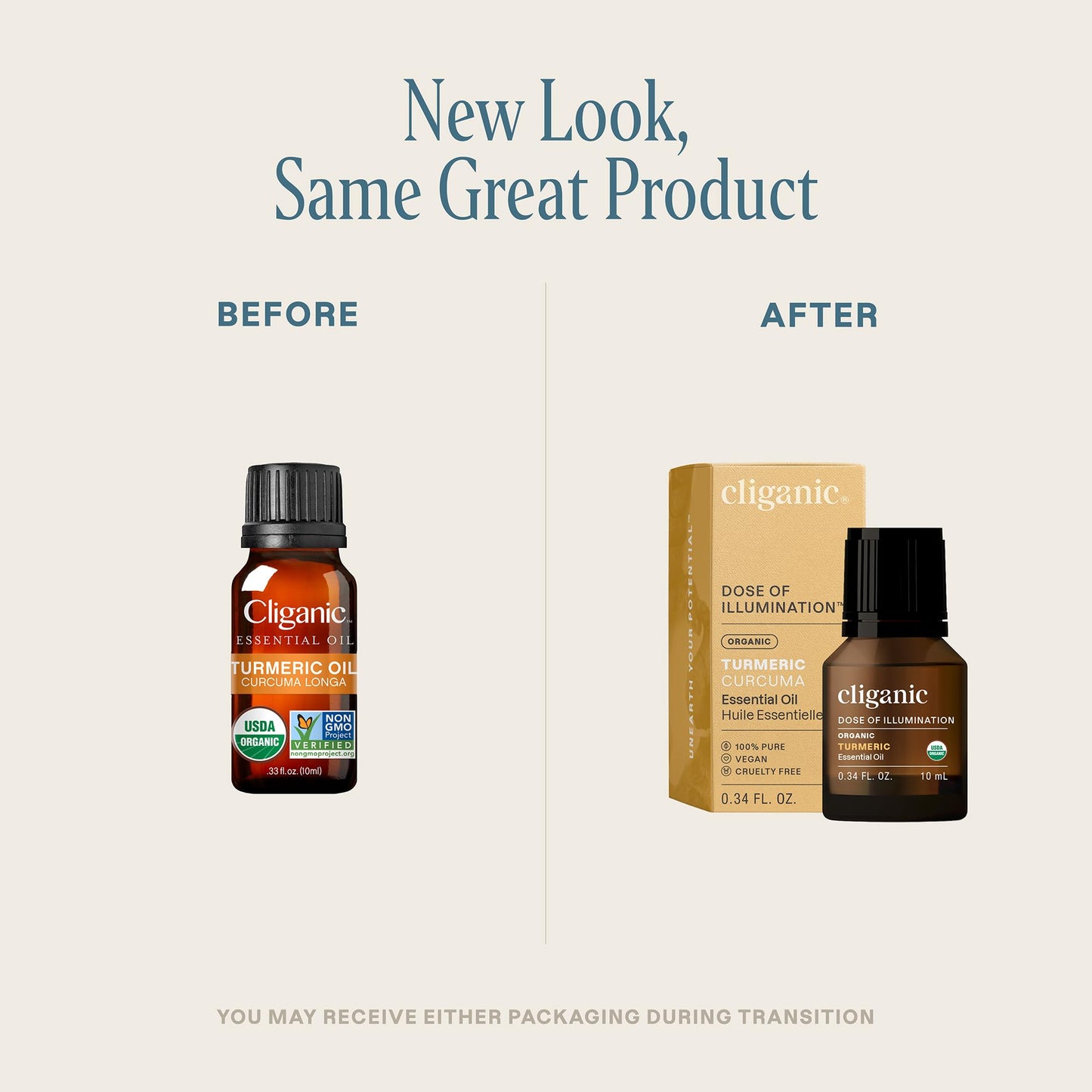 Cliganic Organic Turmeric Essential Oil - 100% Pure & Non-GMO | Aromatherapy