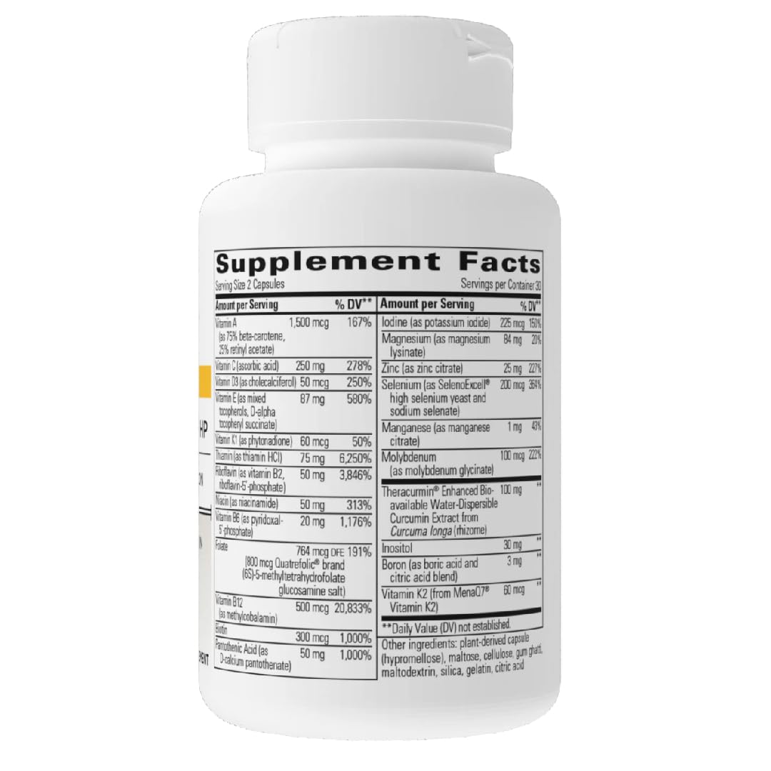Integrative Therapeutics Clinical Nutrients HP – Daily Multivitamin for Vital Nutrients (60 Count, 30 Servings) – No Iron, Dairy-Free
