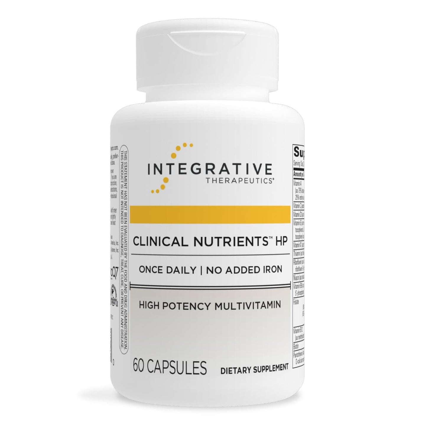 Integrative Therapeutics Clinical Nutrients HP – Daily Multivitamin for Vital Nutrients (60 Count, 30 Servings) – No Iron, Dairy-Free