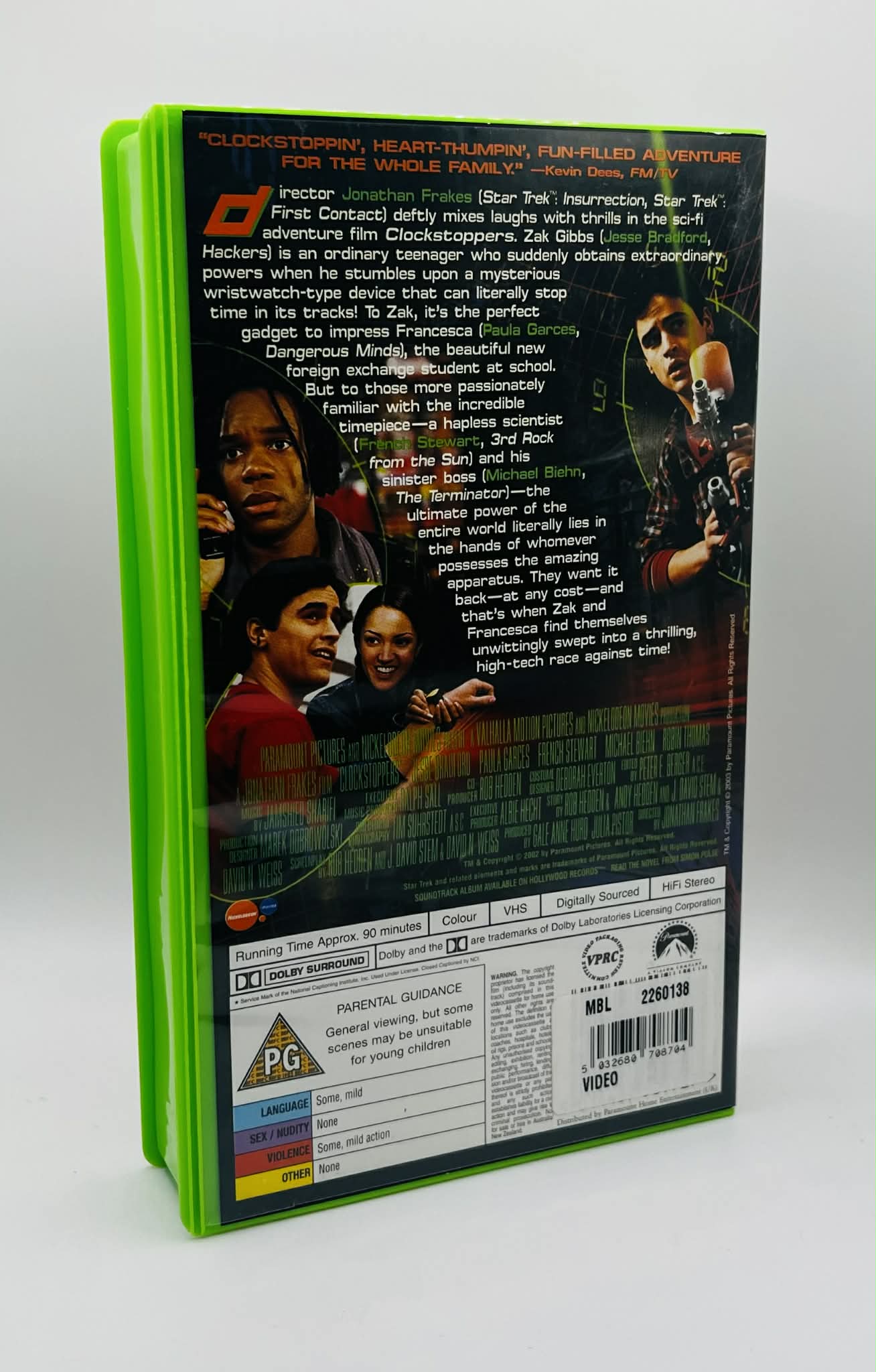 Clockstoppers (PG) (NEW SEALED)