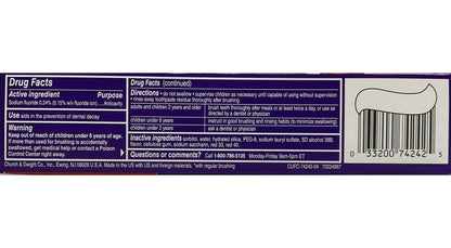 Close-Up Fluoride Toothpaste – Freshening Red Gel, 4 oz Pack of 4