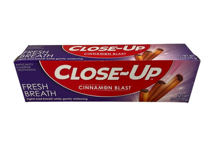 Close-Up Fluoride Toothpaste - Freshening Red Gel, 4 oz (Pack of 5)