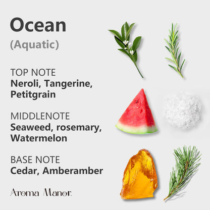 Aroma Diffuser Oil Ocean – Neroli, Watermelon & Amber (5.3 fl oz)