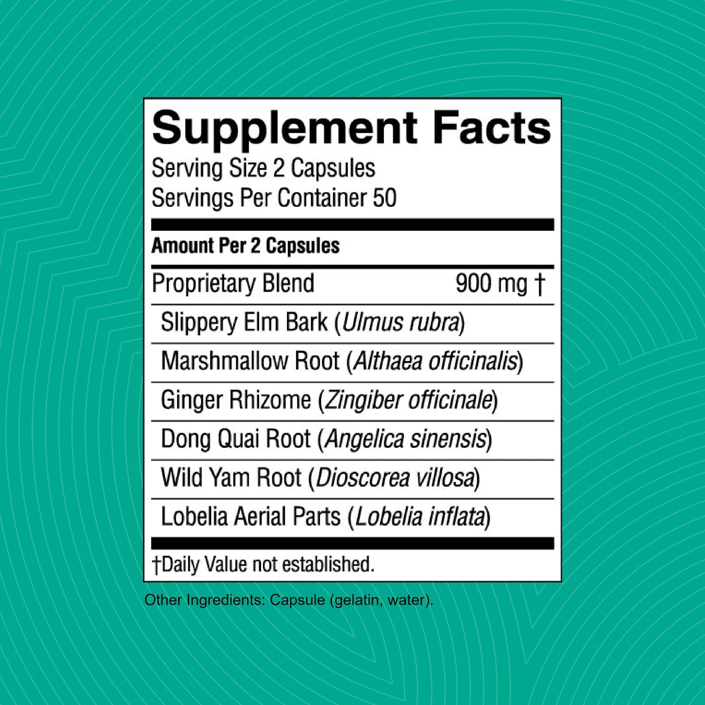 Nature's Sunshine CLT-X 100 Capsules - Natural Digestive Support with Slippery Elm Bark & Marshmallow Root