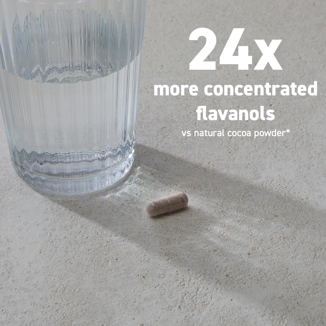 CocoaVia Memory & Focus Brain Supplement – 30 Day, Cocoa Flavanol, Lutein, Caffeine