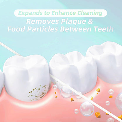 Coconut Oil Dental Floss for Wide Spaces – Implants, Bridges, Braces | Mint, Waxed