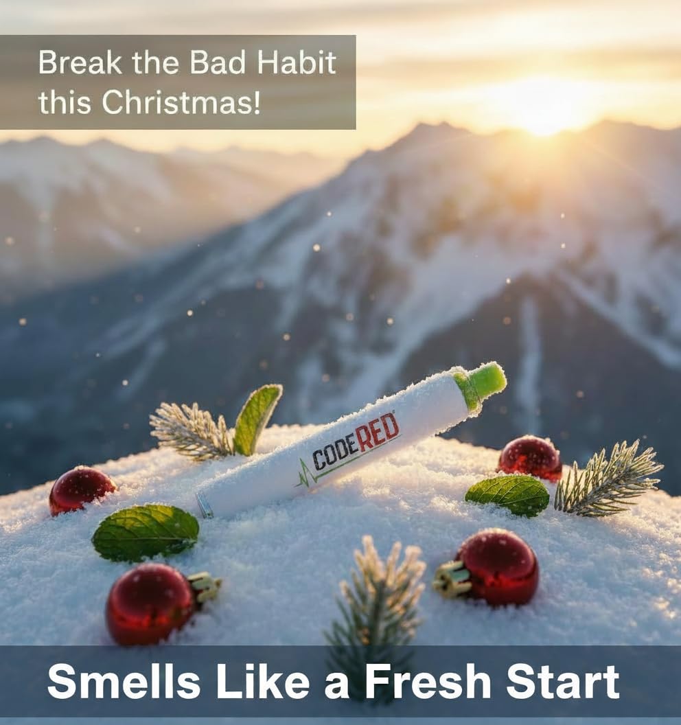 Code Red V-Aid Herbal Diffuser Pen | Plant-Based Mullein Aromatherapy