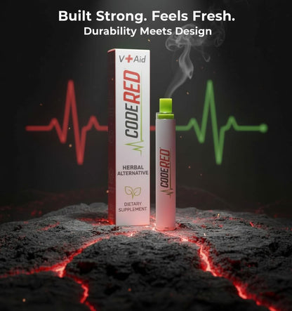 Code Red V-Aid Herbal Diffuser Pen | Plant-Based Mullein Aromatherapy