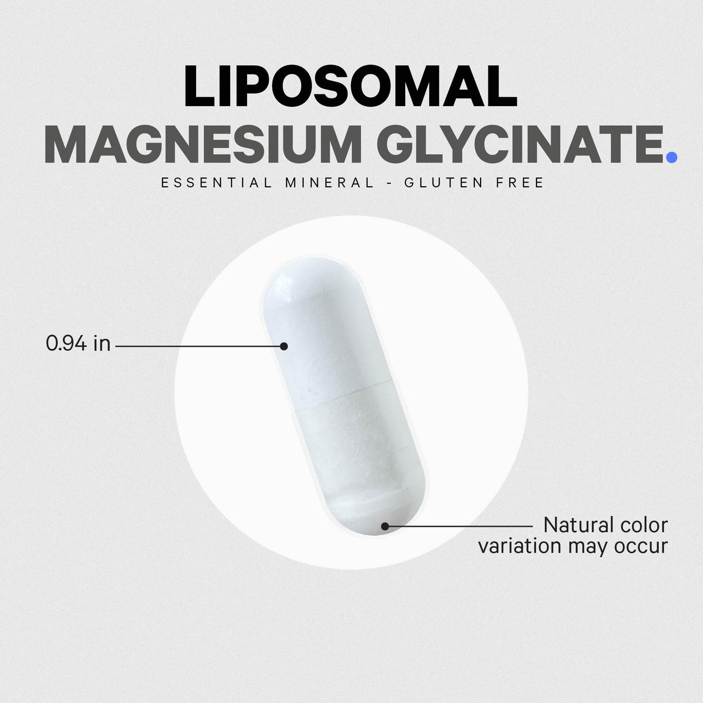 Codeage Liposomal Magnesium Glycinate Supplement – 2-Month Supply, 240 Count, BioPerine, Non-GMO Vegan