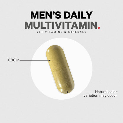 Codeage Men’s Daily Multivitamin – 25+ Vitamins, Organic Whole Foods, 120 Capsules