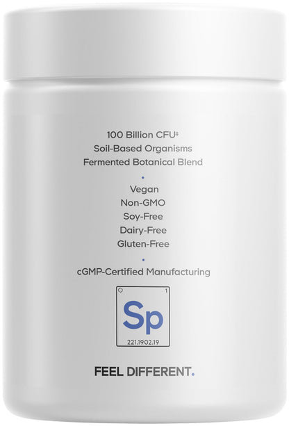 Codeage SBO Probiotics: 100 Billion CFUs, 6 Strains, Organic Fermented Botanicals, Shelf-Stable, 90 Capsules