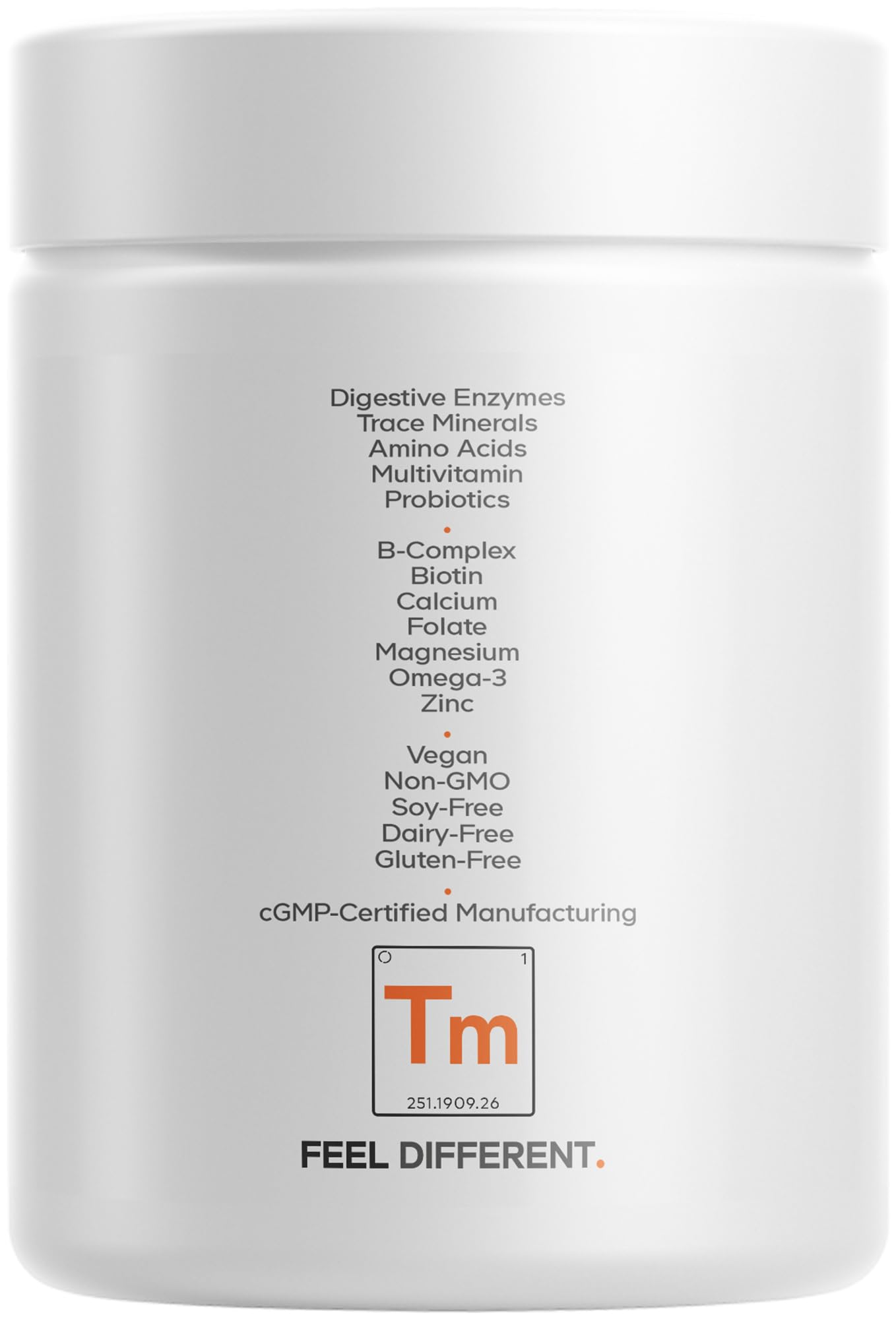 Codeage Teen Multivitamin Supplement - Organic Whole Food Teen Vitamins (A to K) with Omega-3 - 60 Capsules