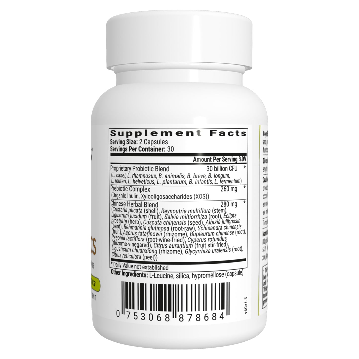 BIOptimizers Cognibiotics Probiotic Brain Supplement – Mood, Focus, Memory, Clarity | 60 Capsules
