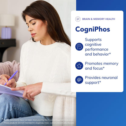 Pure Encapsulations CogniPhos | Neuronal Support for Cognitive Performance & Behavior | 120 Capsules