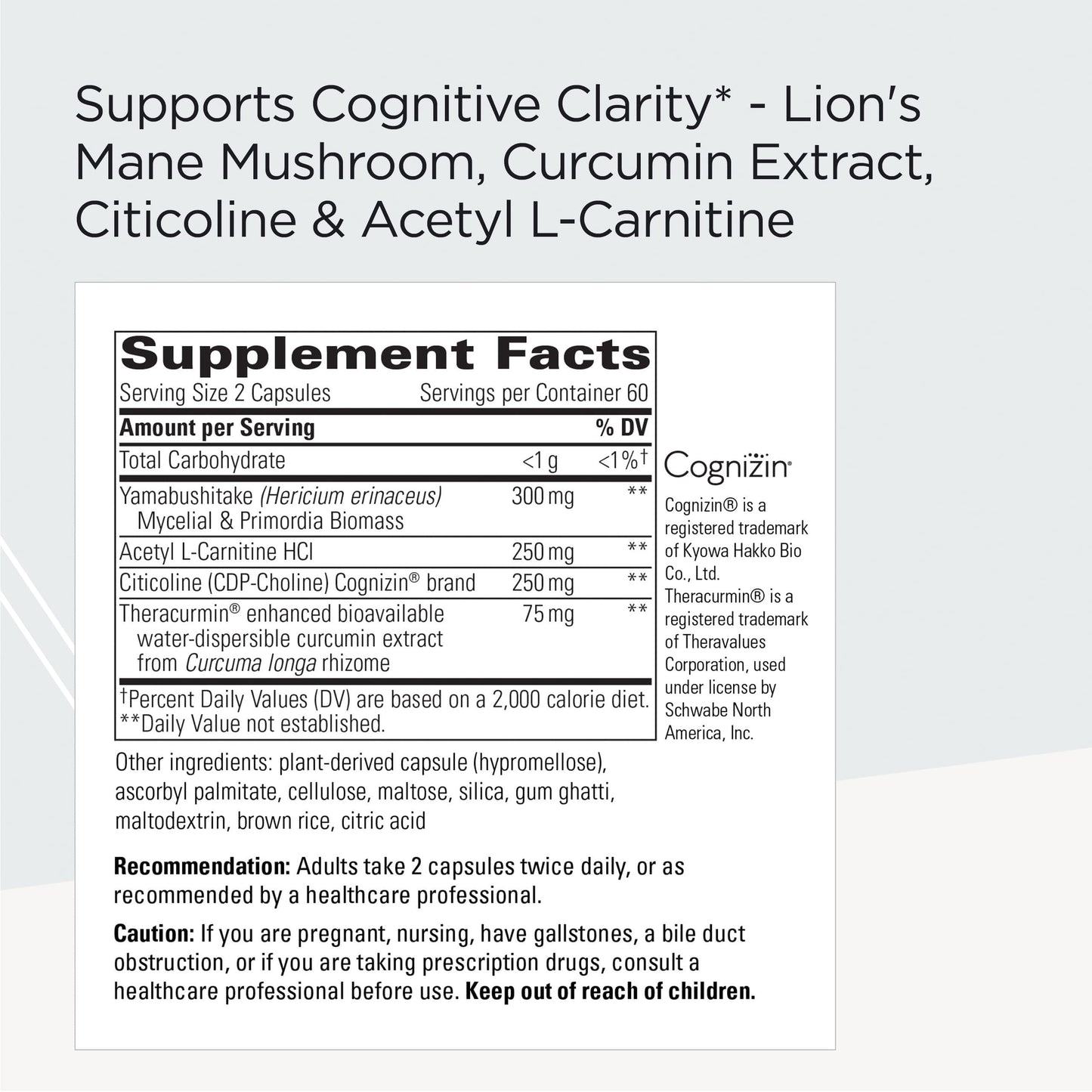 ProThrivers Wellness Brain – Brain Health Support (120 Capsules) – Vegan, Gluten-Free & Dairy-Free